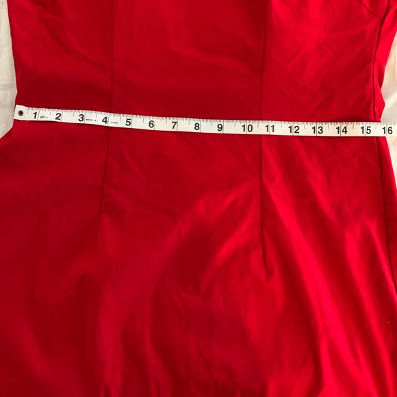 Tatyana Red Wiggle Bardot Dress - Picture 9 of 10